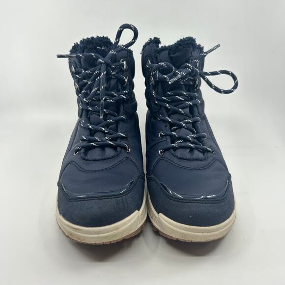 Baretraps MAINE Women's Waterproof Hiking Boot 8M Midnight/Navy Blue Lace-Up - Picture 6 of 6